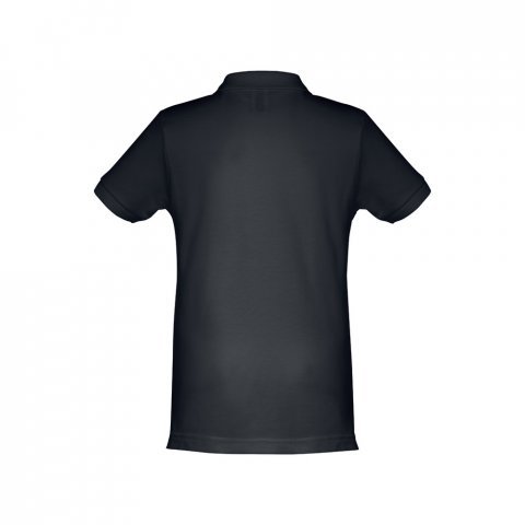 THC ADAM KIDS II. Polo para crian&ccedil;a (unissexo) de manga curta em algod&atilde;o - Azul Eclipse