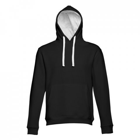 THC MOSCOW II. Sweatshirt unissexo - Preto/Cinzento claro matizado