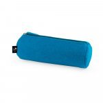 NOMAD. Multi-purpose case in recycled felt (100% rPET) with ruler, pencils, rubber and sharpener - Light blue