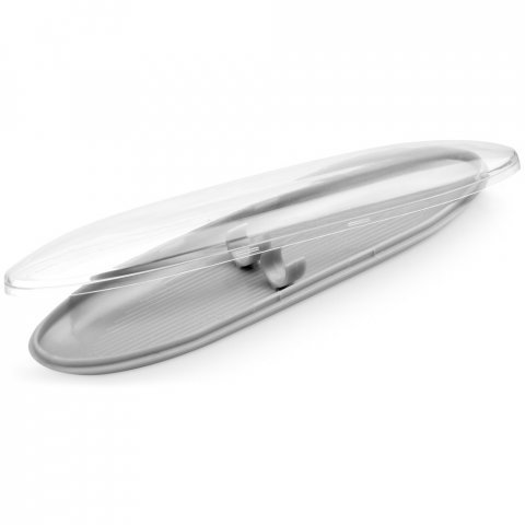 ADOLIA. Калъф за 2 химикалки - Светло сив