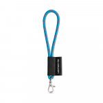 SET Lanyard NAUTIC Short (&Oslash; 5 mm) with Hook Trigger Snap 9 mm - Blue/Red