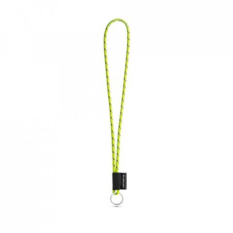 SET Lanyard NAUTIC Long (&Oslash; 5 mm) with ring &Oslash; 32 mm - Neon Yellow