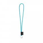 SET Lanyard NAUTIC Long (&Oslash; 5 mm) with ring &Oslash; 32 mm - Hexachrome orange/Royal blue