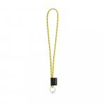 SET Lanyard NAUTIC Long (&Oslash; 5 mm) with ring &Oslash; 32 mm - Yellow/Purple
