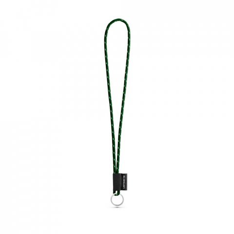 SET Lanyard NAUTIC Long (&Oslash; 5 mm) with ring &Oslash; 32 mm - Dark Green/Light Green