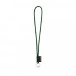SET Lanyard NAUTIC Long (&Oslash; 5 mm) with ring &Oslash; 32 mm - Dark Green/Light Green