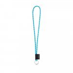 SET Lanyard NAUTIC Long (&Oslash; 5 mm) with ring &Oslash; 32 mm - White/Royal blue