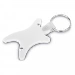 23189. Keyring with headphone organiser - White