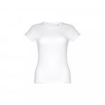 THC SOFIA WH. D&aacute;msk&eacute; bavlněn&eacute; tričko s p&aacute;skem. B&iacute;l&aacute; barva - B&iacute;l&aacute;