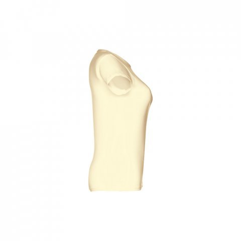 THC SOFIA 3XL. D&aacute;msk&eacute; tričko - Pastelově žlut&aacute;