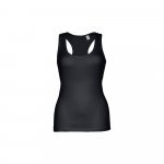 THC TIRANA. D&aacute;msk&eacute; bavlněn&eacute; tričko bez ruk&aacute;vů - Čern&aacute;