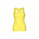 THC TIRANA. D&aacute;msk&eacute; bavlněn&eacute; tričko bez ruk&aacute;vů - Limetkově žlut&aacute;