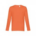 THC BUCHAREST. Мъжка тениска с дълъг ръкав - Теракота