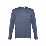 THC BUCHAREST. Мъжка тениска с дълъг ръкав - Хедър синьо