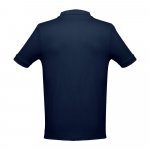 THC ADAM. Men's short-sleeved cotton polo shirt - Blue