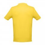 THC ADAM. Men's short-sleeved cotton polo shirt - Yellow