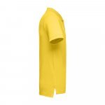 THC ADAM. Men's short-sleeved cotton polo shirt - Yellow