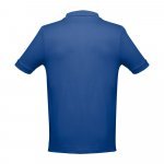 THC ADAM. Men's short-sleeved cotton polo shirt - Royal blue
