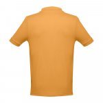 THC ADAM. Men's short-sleeved cotton polo shirt - Dark yellow