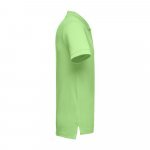 THC ADAM. Men's short-sleeved cotton polo shirt - Light green