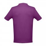 THC ADAM. Men's short-sleeved cotton polo shirt - Purple
