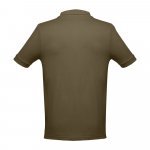 THC ADAM. Men's short-sleeved cotton polo shirt - Army green
