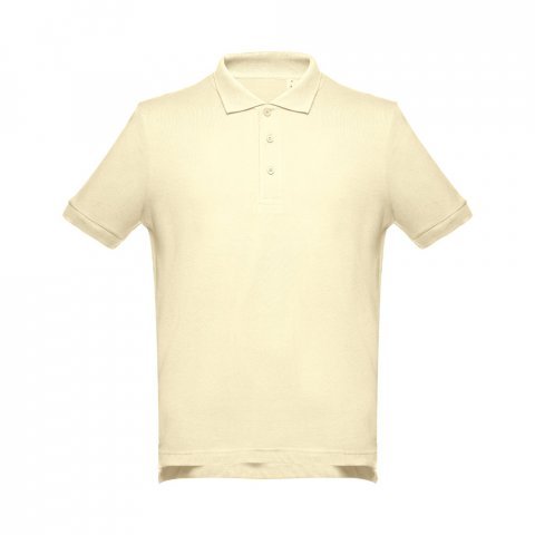 THC ADAM 3XL. Polo para homem - Amarelo pastel