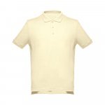 THC ADAM 3XL. Polo para homem - Amarelo pastel