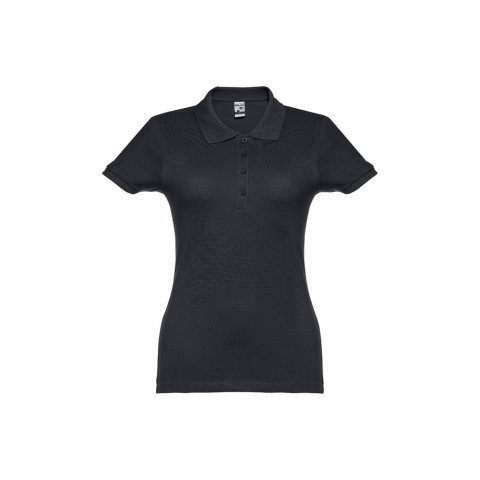 THC EVE. Damen Poloshirt - Schwarz