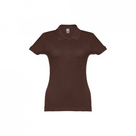 THC EVE. Damen Poloshirt - Dunkelbraun