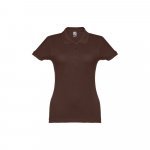THC EVE. Damen Poloshirt - Dunkelbraun