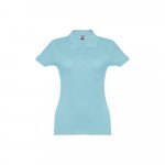 THC EVE. Damen Poloshirt - Hellblau