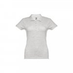 THC EVE. Damen Poloshirt - Weiss melliert