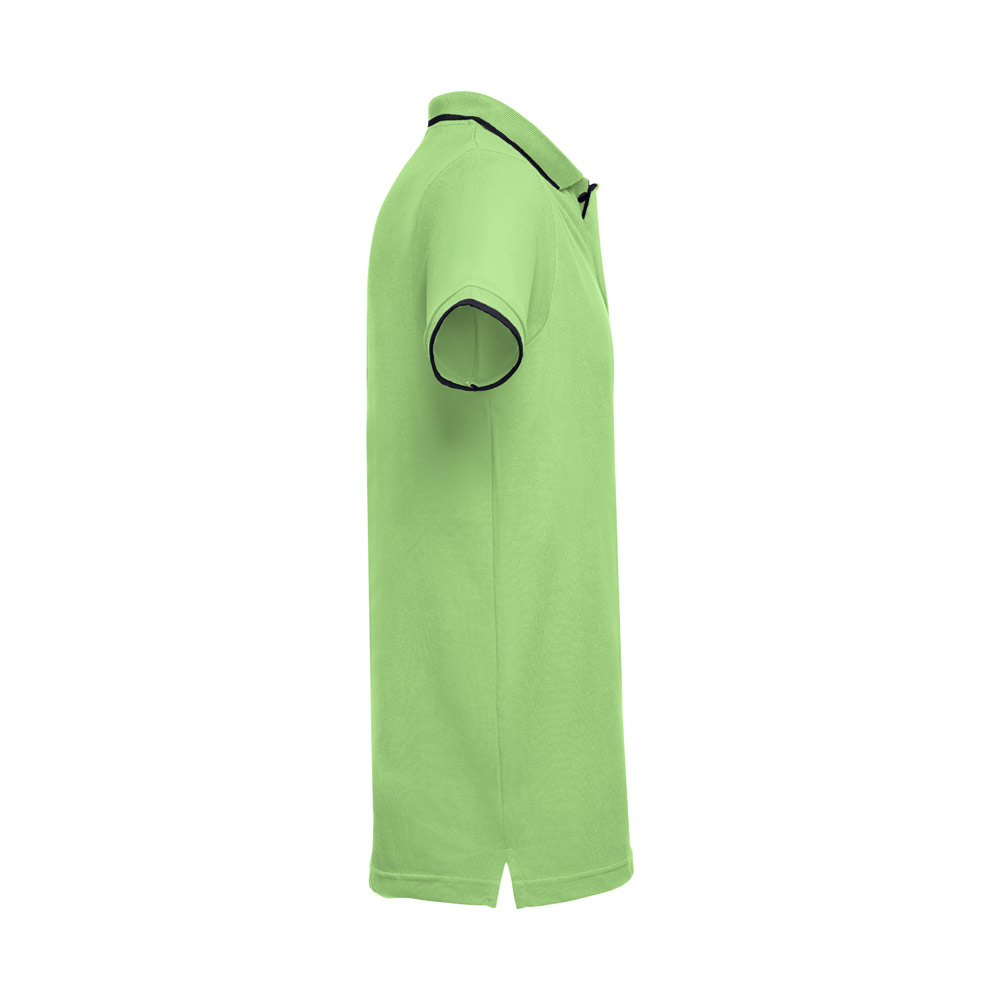 THC ROME. Polo da uomo in cotone bicolore