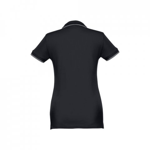 THC ROME WOMEN. Polo slim fit pour femme - Noir