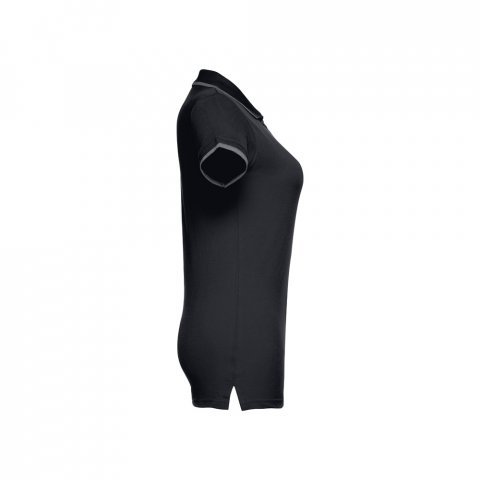 THC ROME WOMEN. Polo slim fit pour femme - Noir