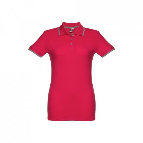 THC ROME WOMEN. Polo slim fit pour femme - Rouge