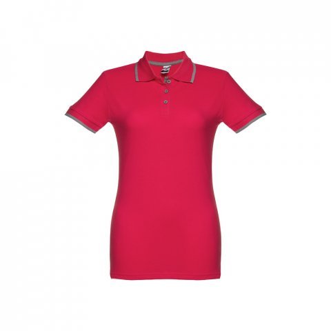 THC ROME WOMEN. Polo slim fit pour femme - Rouge