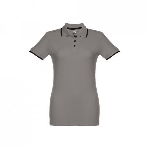 THC ROME WOMEN. Polo slim fit pour femme - Gris