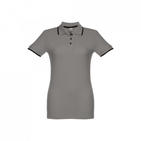THC ROME WOMEN. Polo slim fit pour femme - Gris