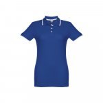THC ROME WOMEN. Polo slim fit pour femme - Bleu royal