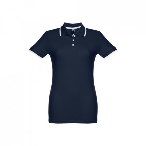THC ROME WOMEN. Polo slim fit pour femme - Bleu marine