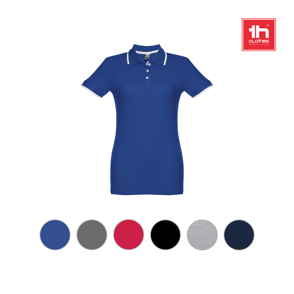 THC ROME WOMEN. Polo "slim fit" da donna