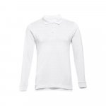 THC BERN WH 3XL. Polo de manga larga para hombre - Blanco