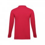 THC BERN 3XL. Polo &agrave; manches longues pour homme - Rouge