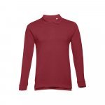 THC BERN 3XL. Polo &agrave; manches longues pour homme - Bordeaux
