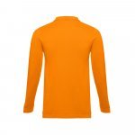 THC BERN 3XL. Polo &agrave; manches longues pour homme - Orange