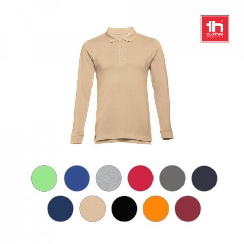THC BERN 3XL. Polo &agrave; manches longues pour homme