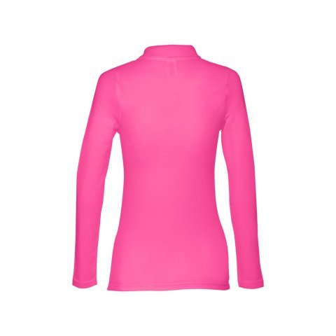 THC BERN WOMEN. Women's long sleeve polo shirt - Pink