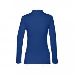 THC BERN WOMEN. Women's long sleeve polo shirt - Royal blue